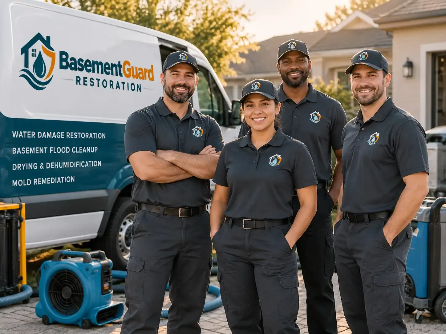 Basement Water Damage Restoration company in Douds, IA